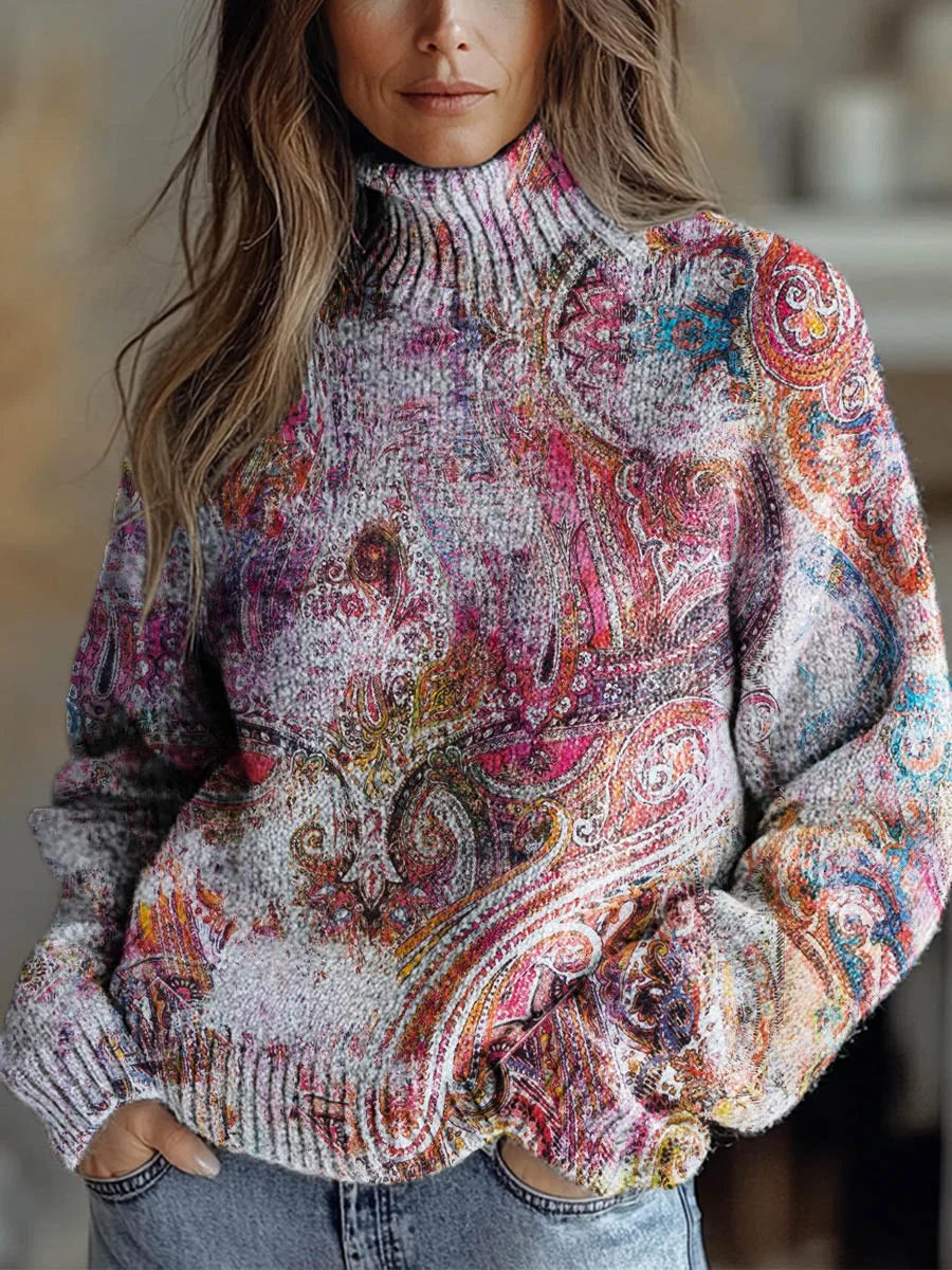 Jynelle - Autumn Glow Turtleneck Sweater