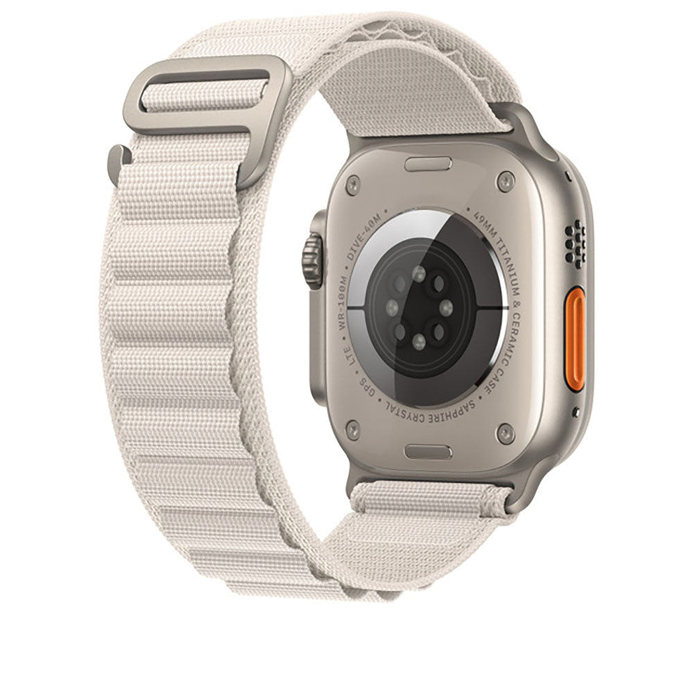Neuestes gewebtes Nylon-Sportarmband mit Solo-Schlaufe für iWatch Series 8/7/6/5/4/3/2/1/SE/Ultra