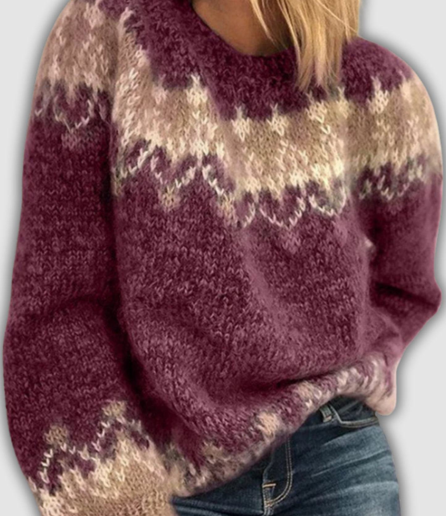 Mia - Gemütlicher Mohair-Pullover