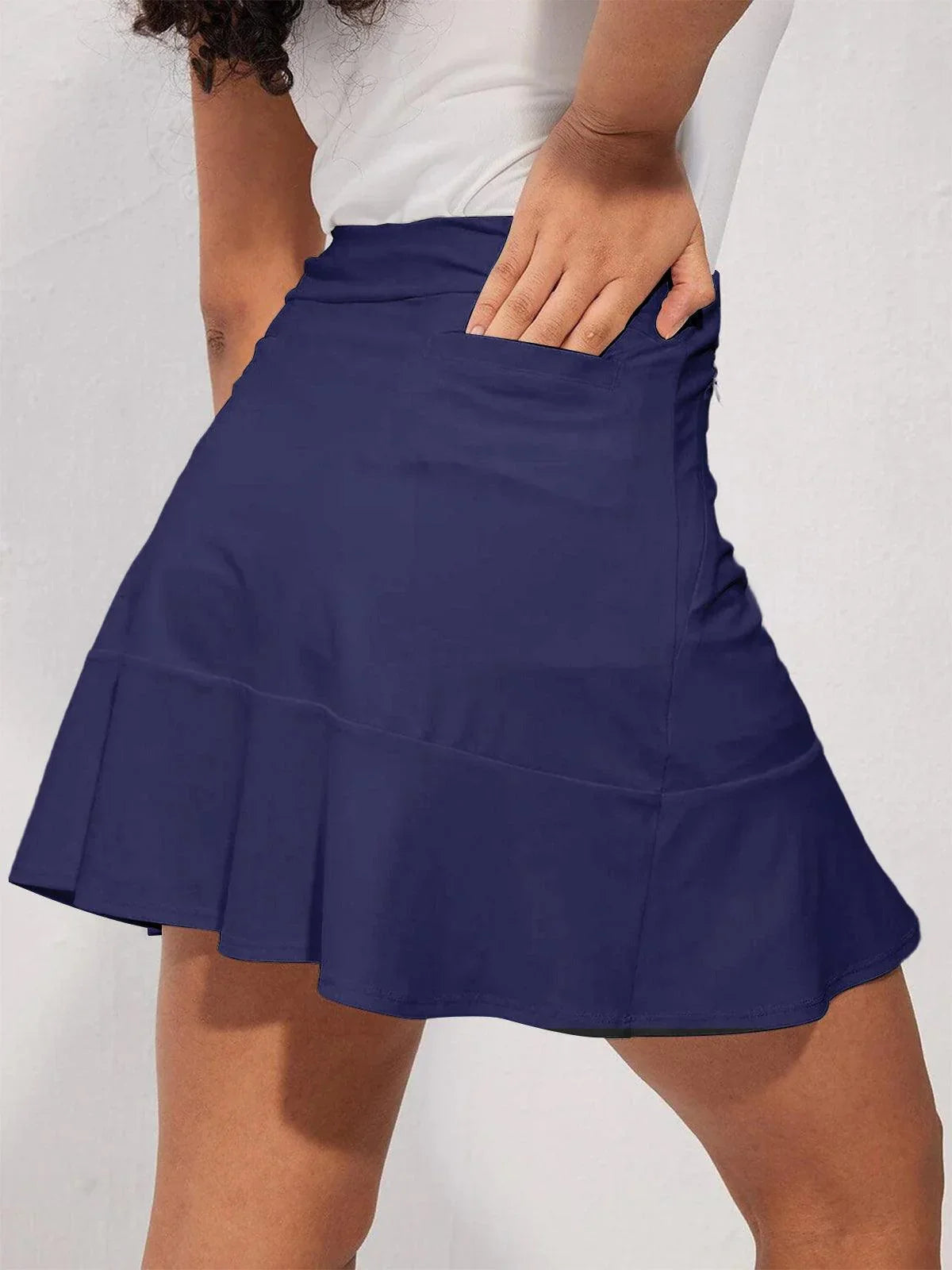 Basis 17 Zoll Rüschen-Skort UPF50+