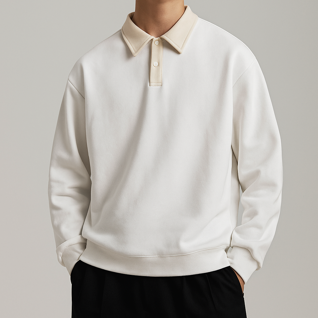 CHARLES COLLAR SWEATER