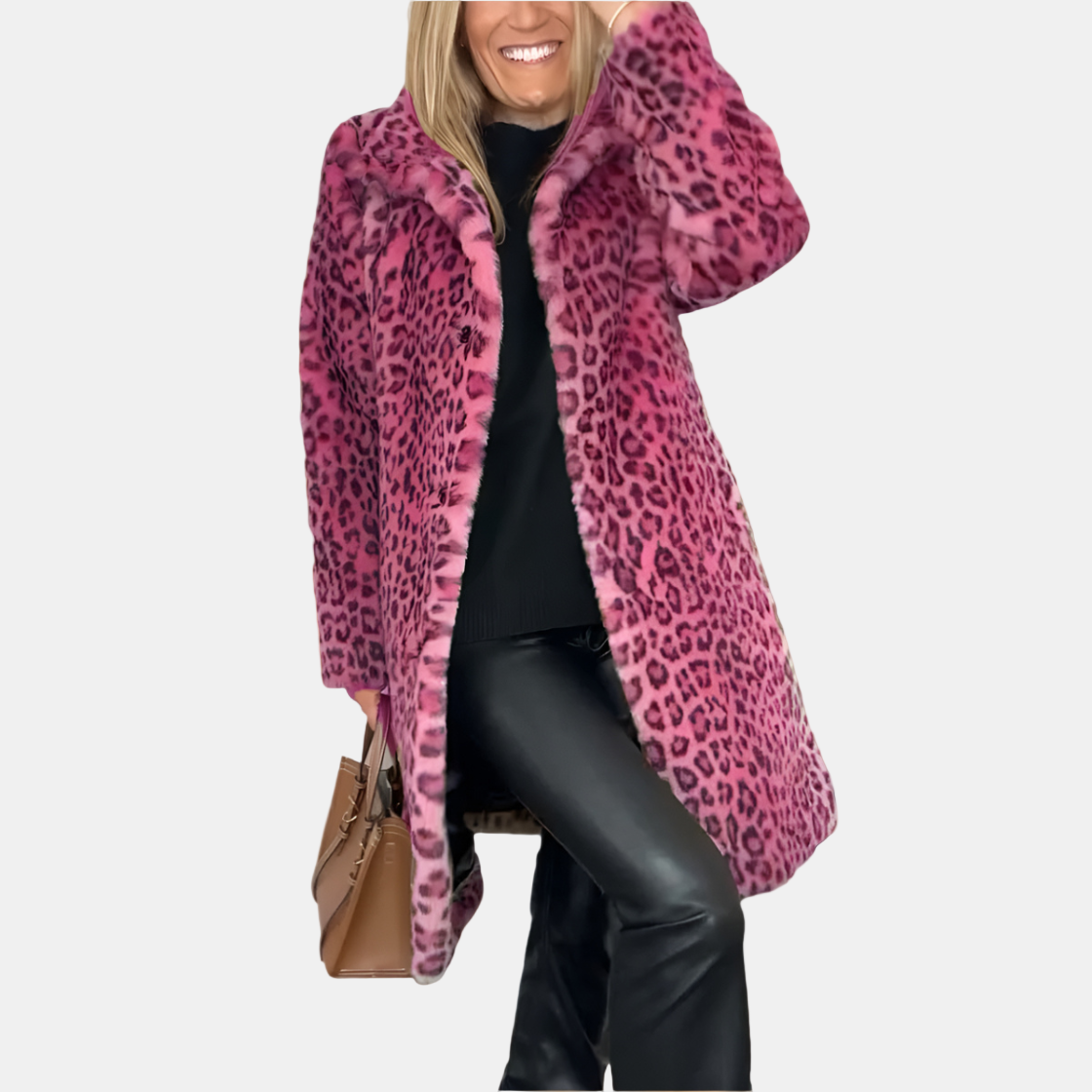 Zara Leopardmuster Mantel – Schick & Trendy