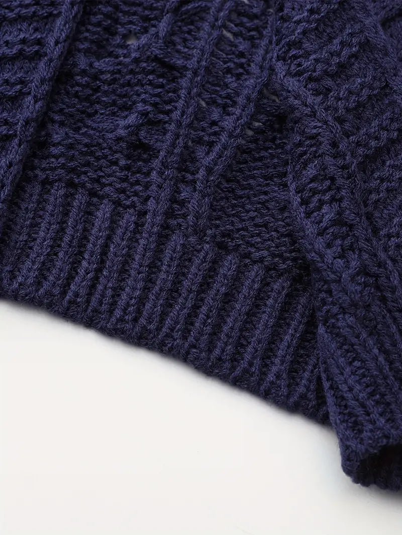 ELYRA™ | V-Ausschnitt Strickjacke