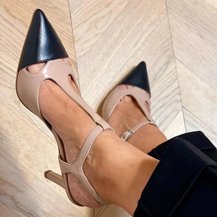 Évelyne | Zweifarbige Pumps