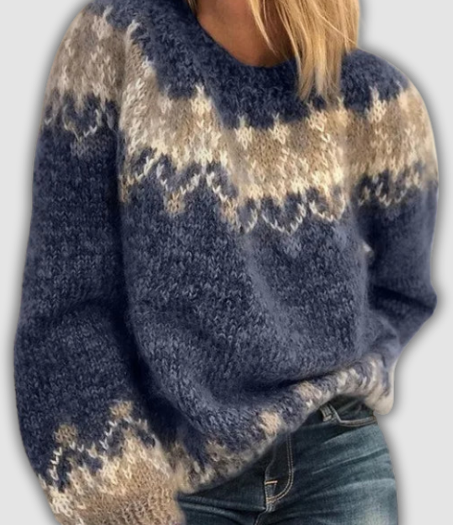 Mia - Gemütlicher Mohair-Pullover