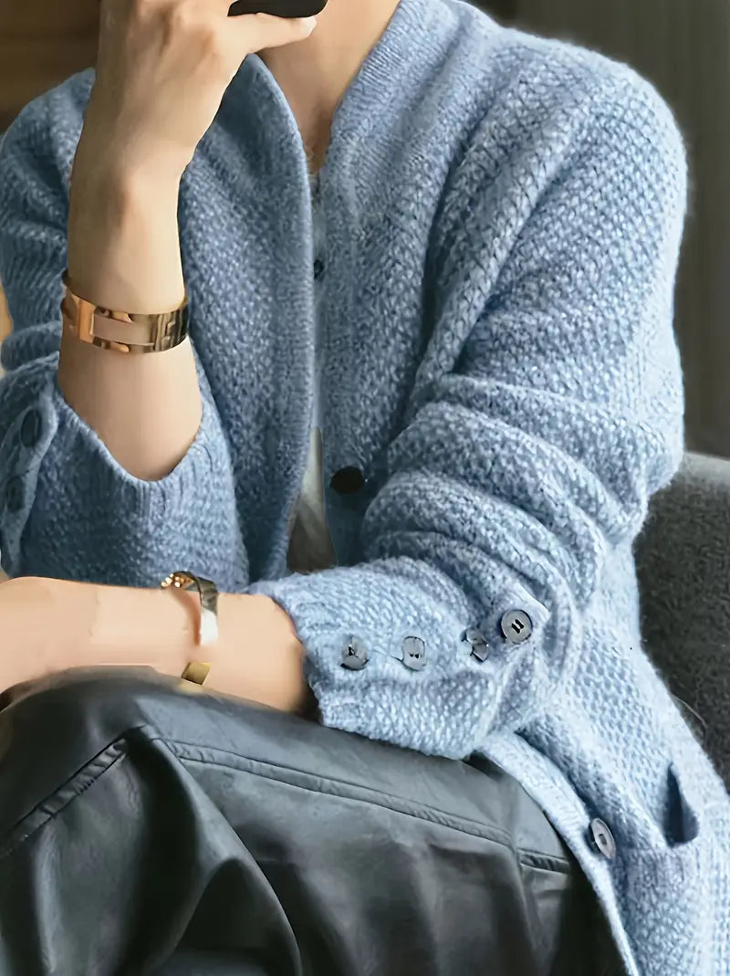 Claire™ | Eleganter Cardigan mit Kaschmirmix