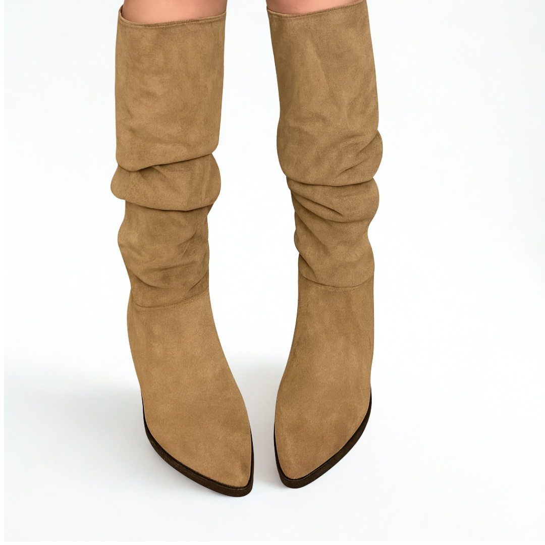 ELYRA™ | Wildleder Knielange Stiefel