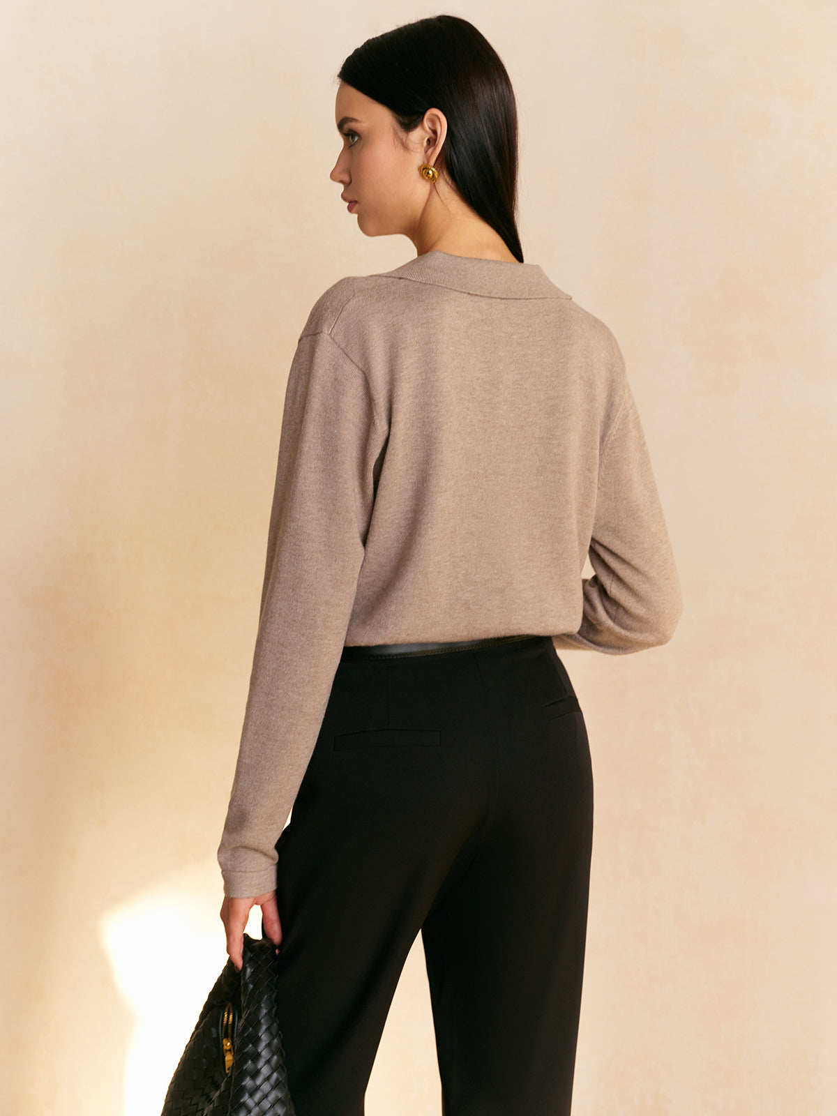 Freizeit Pullover mit Kragen