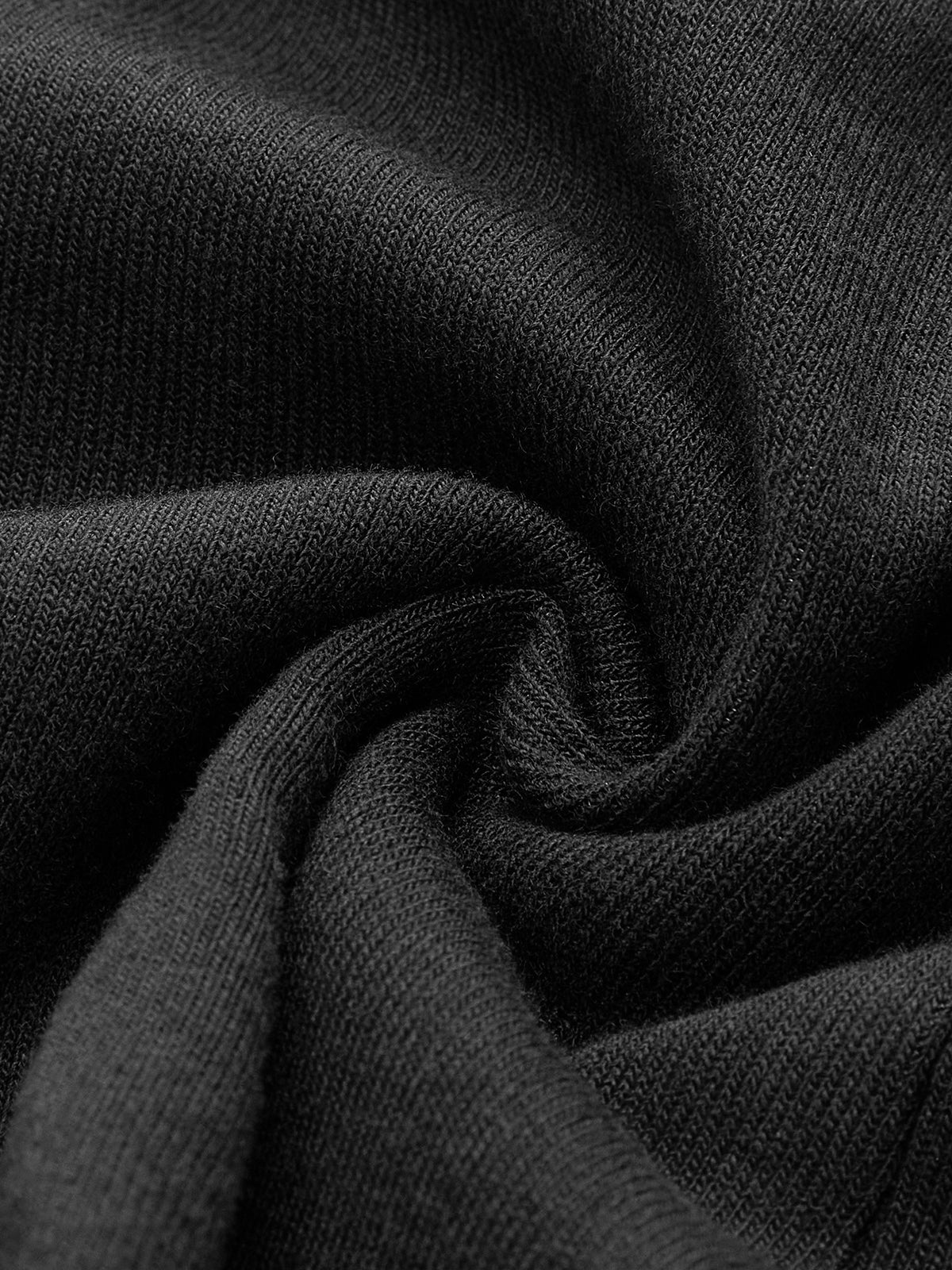 Zweifarbiges, doppelseitiges Stricktop mit langen Ärmeln