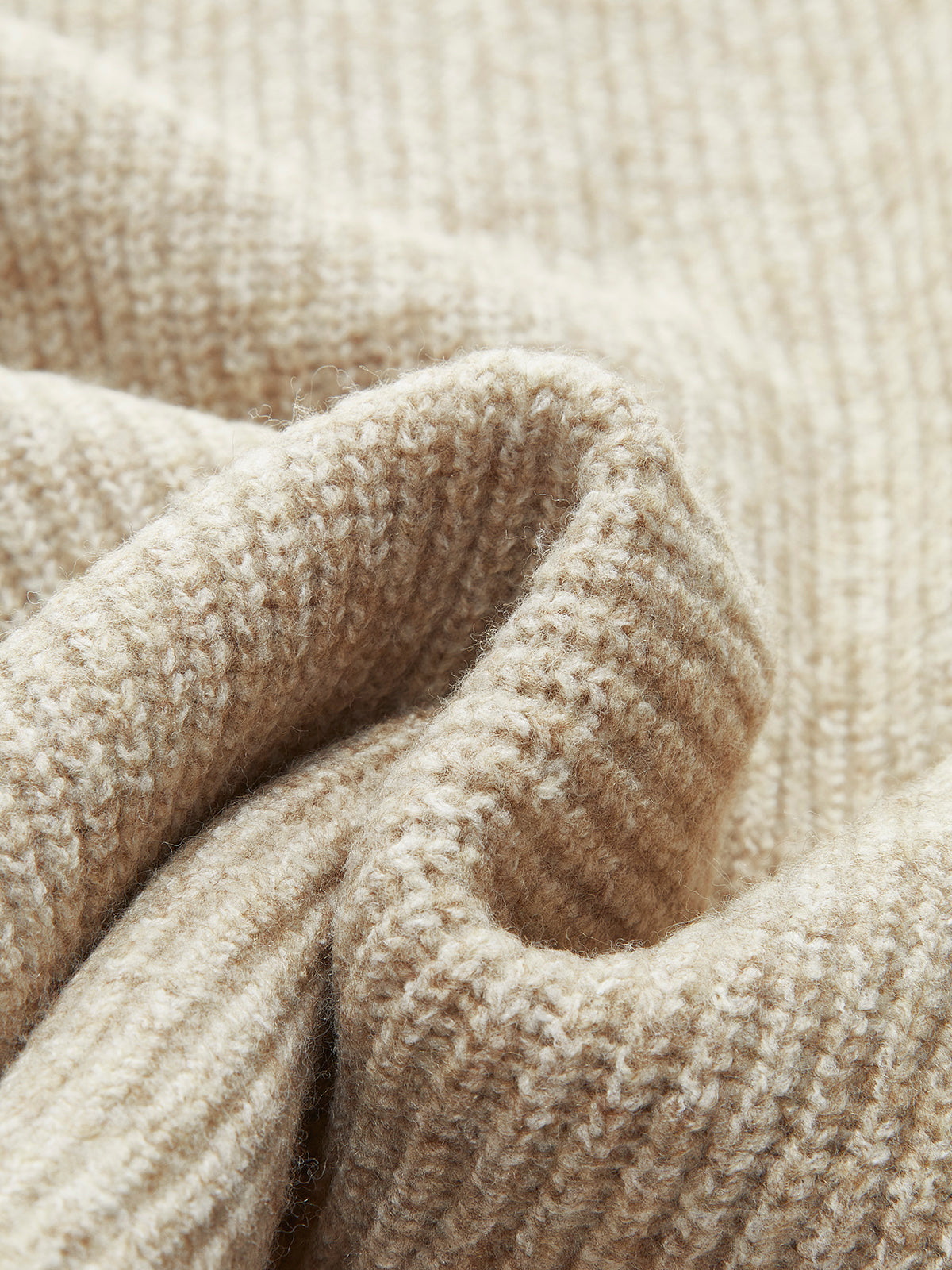 Wollmischung Reißverschluss Pullover Ko-ords