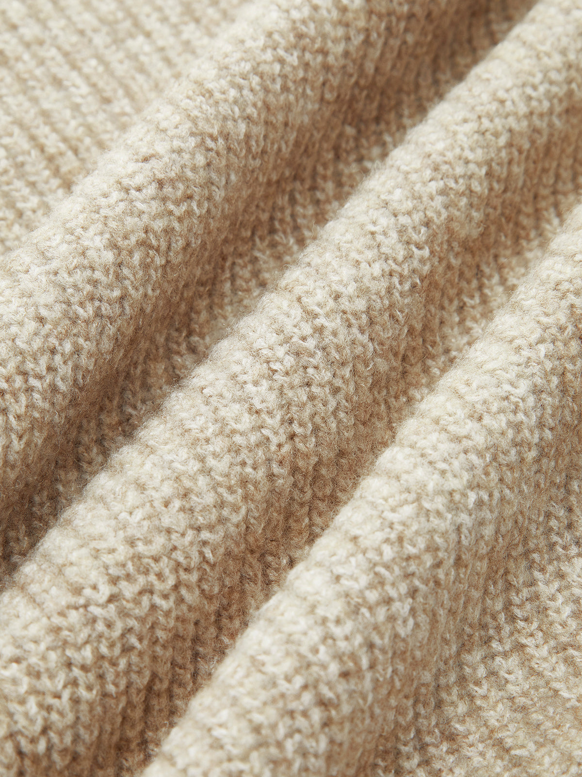 Wollmischung Reißverschluss Pullover Ko-ords
