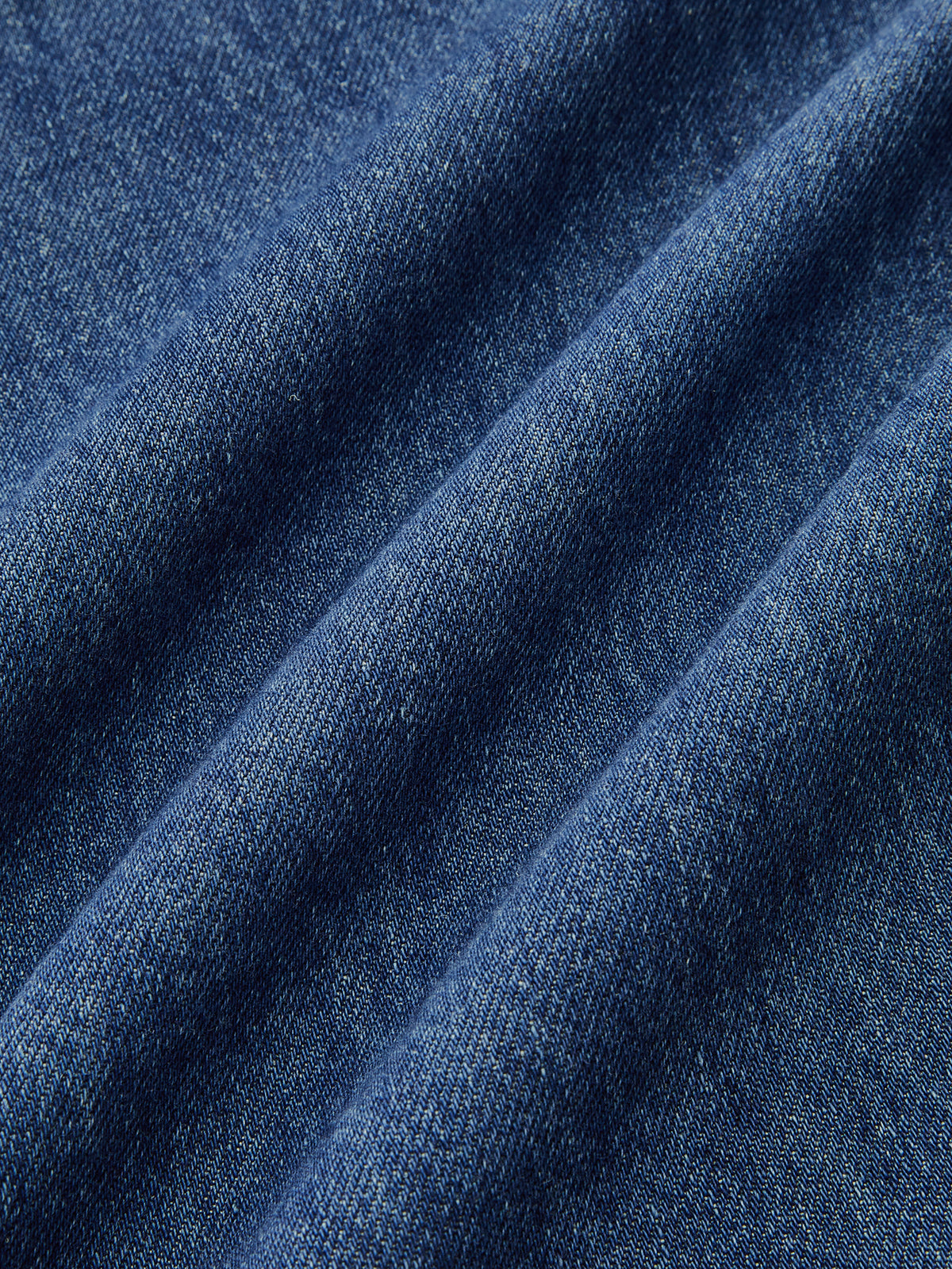 Denim-Hosen mit Kordelzug und weitem Bein