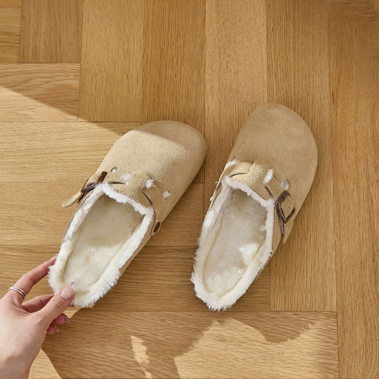 Lomari Winter Clogs – Beige
