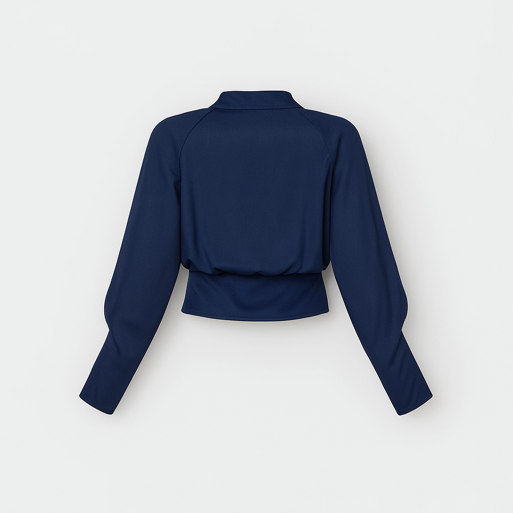 ELYRA™ | Baumwollbluse mit Puffärmeln