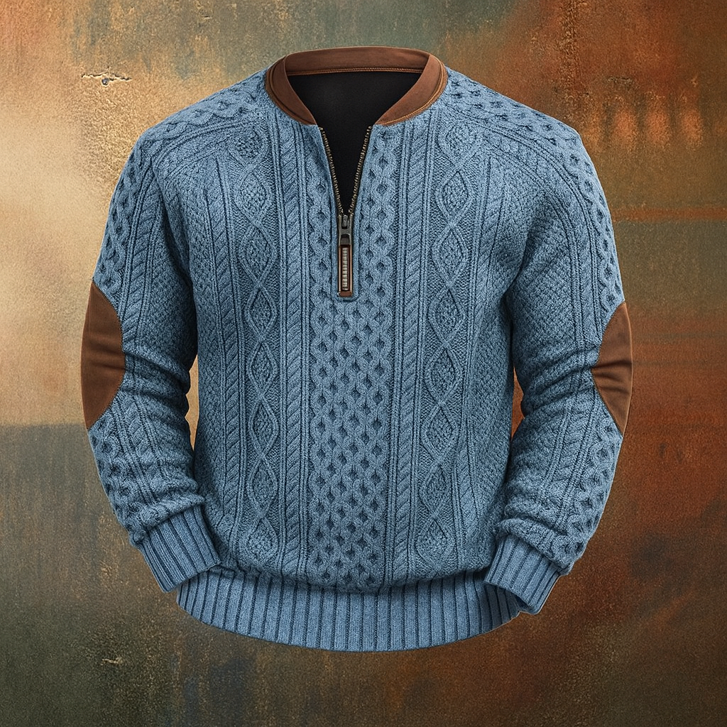 Alpine Woll-Zip-Pullover
