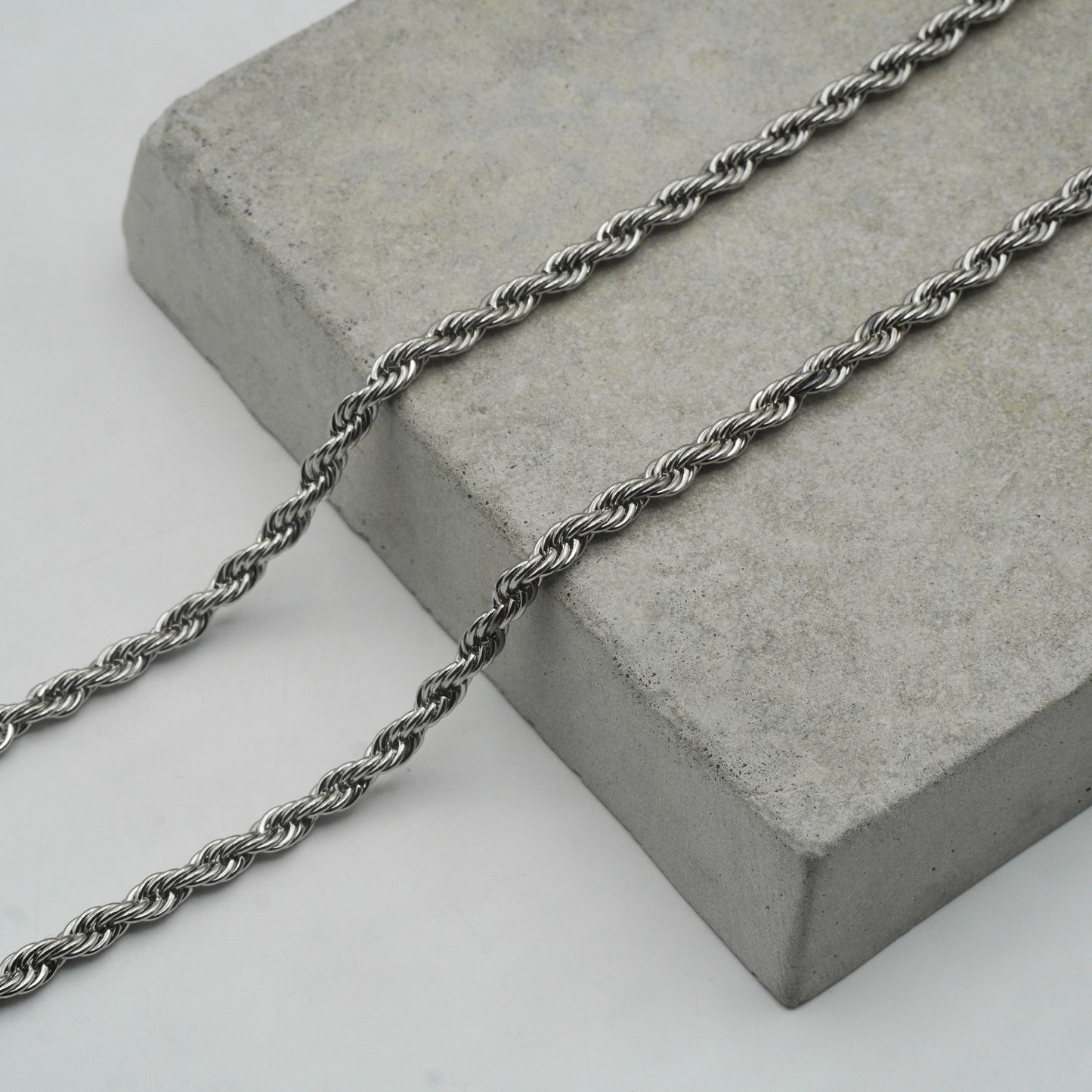 Rope Chain 4mm (Silber)