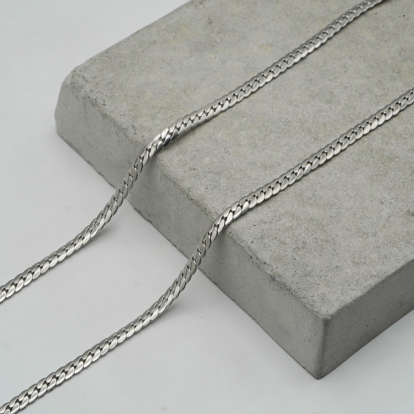 Miami Cubin Link Kette 2mm (Silber)