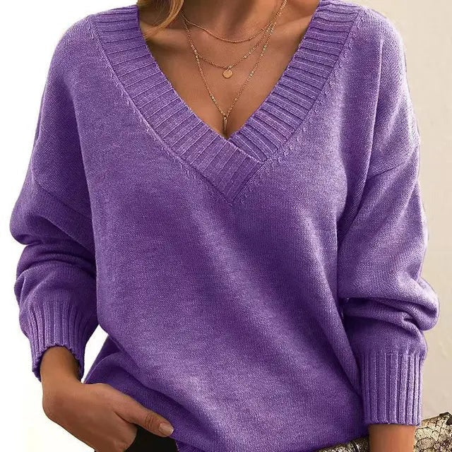 Laura™ - Pullover mit V-Ausschnitt