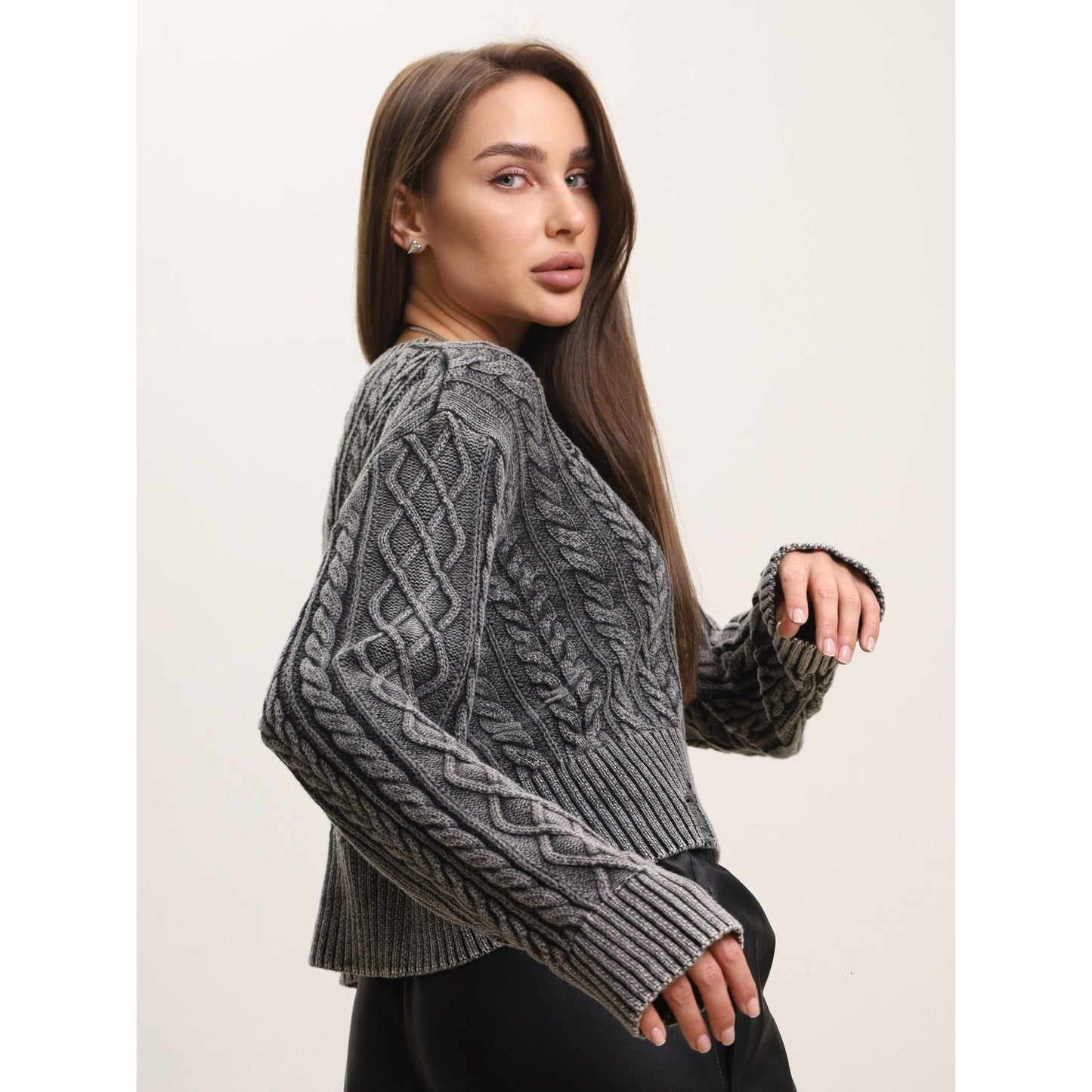 Monelle™ | Zerrissener Kurzer Pullover