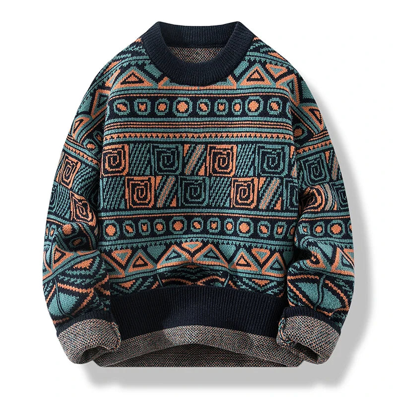 LUCIEN LABYRINTH STRICKPULLOVER