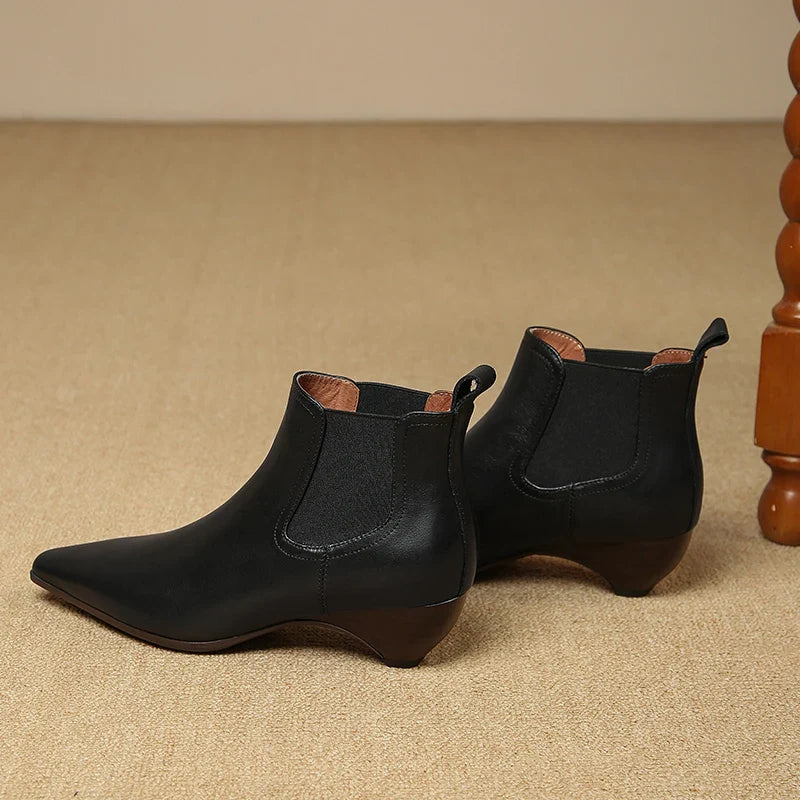 Laira Echtes Leder Stiefel