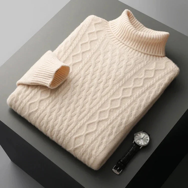 Radcliffe Merinowolle Rollkragenpullover