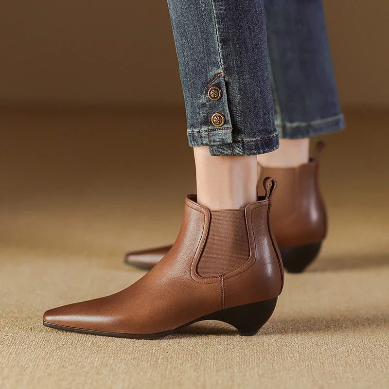 Laira Echtes Leder Stiefel