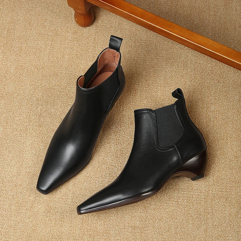 Laira Echtes Leder Stiefel