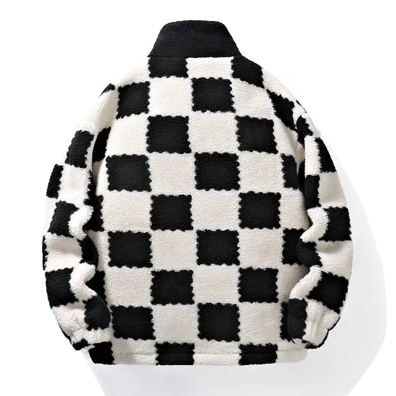 Hafford Karierte Fleecejacke