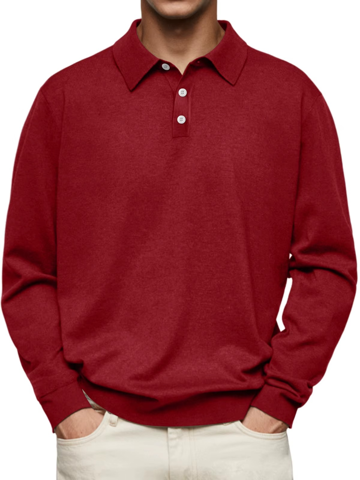 Aiden | Long Sleeve Polo