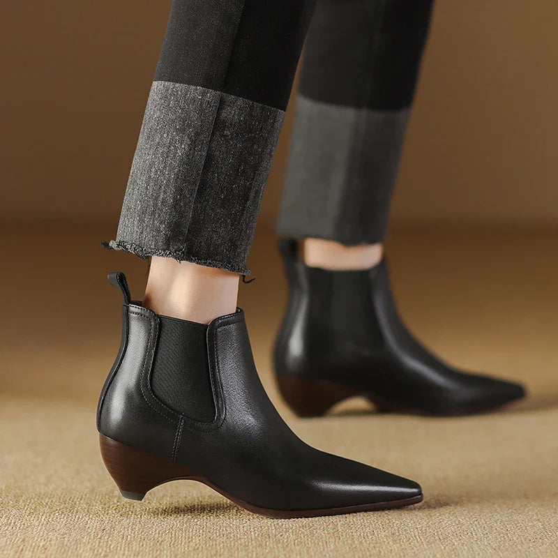 Laira Echtes Leder Stiefel