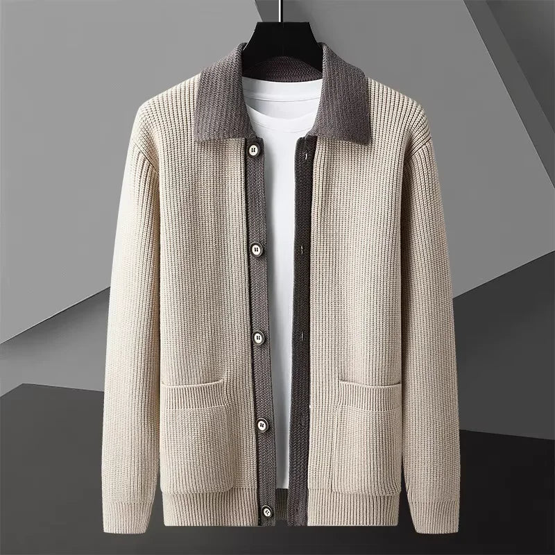 DORIAN ZWEIFARBIGER CARDIGAN