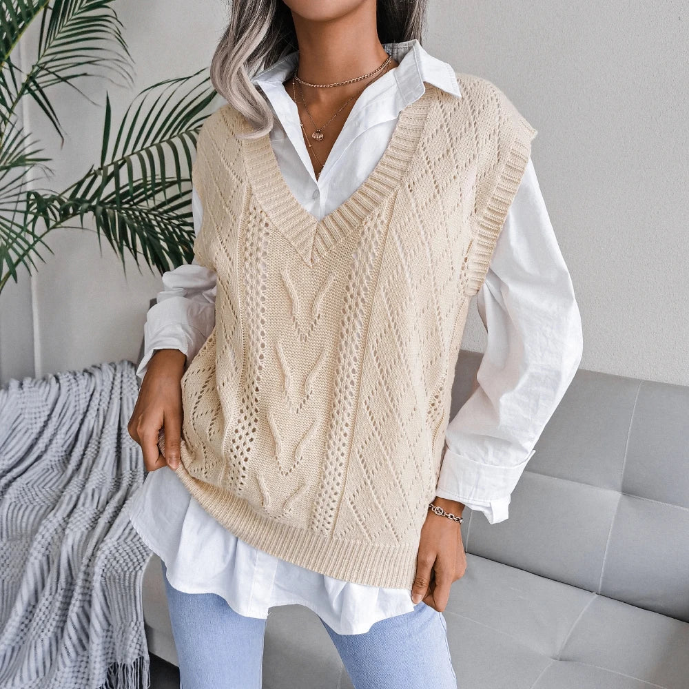 Ellsworth Calloway Gestrickte Wollweste