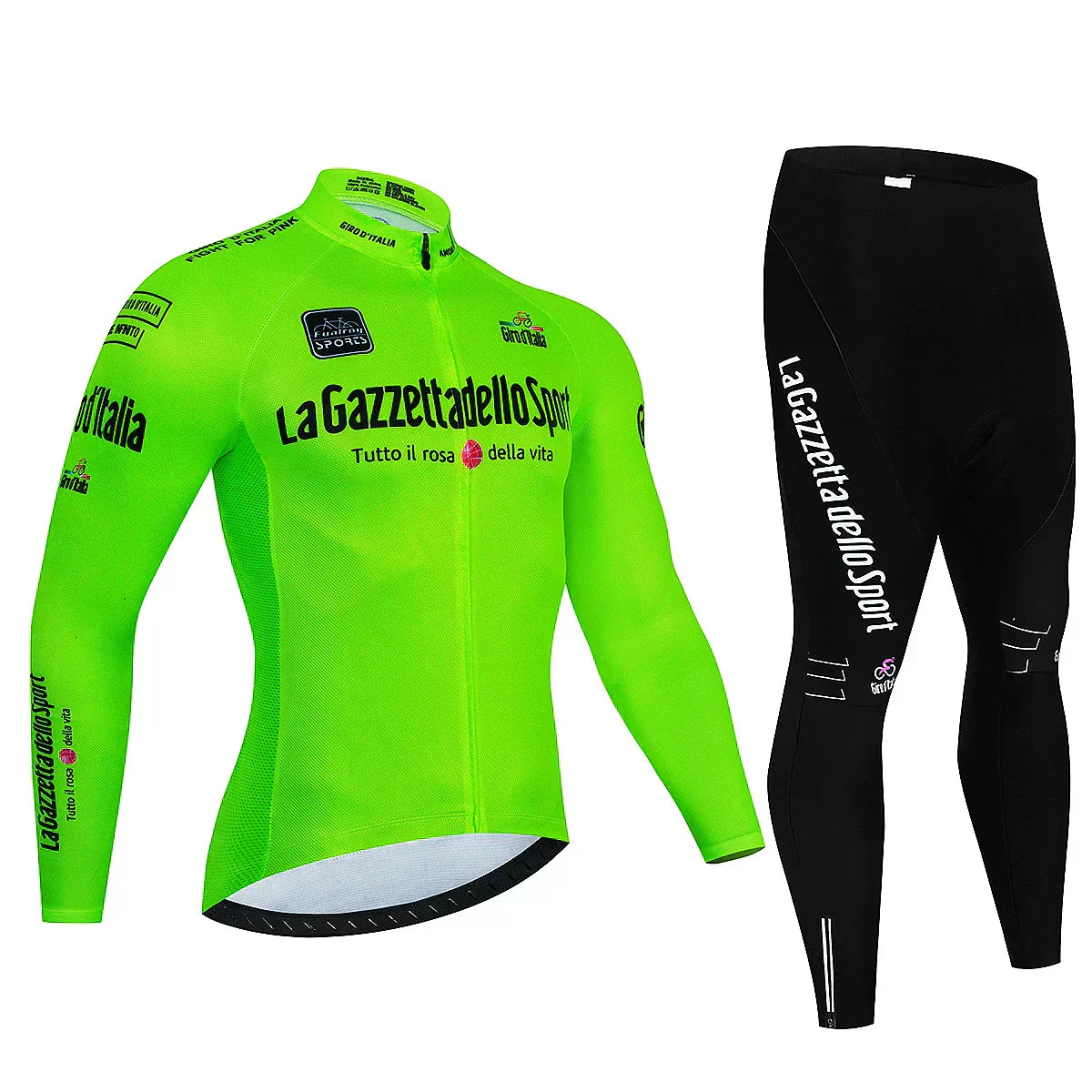 Giro d'Italia - Langärmliges Radtrikot Professionelles Set