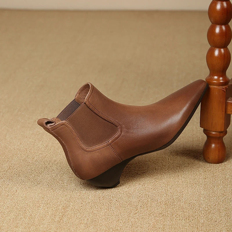 Laira Echtes Leder Stiefel