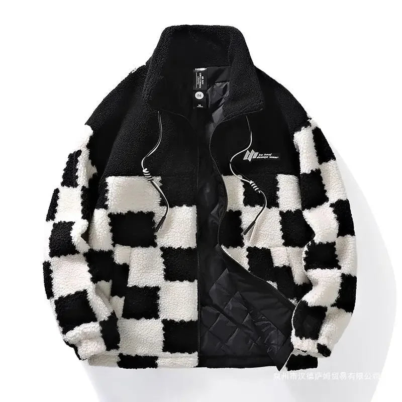 Hafford Karierte Fleecejacke