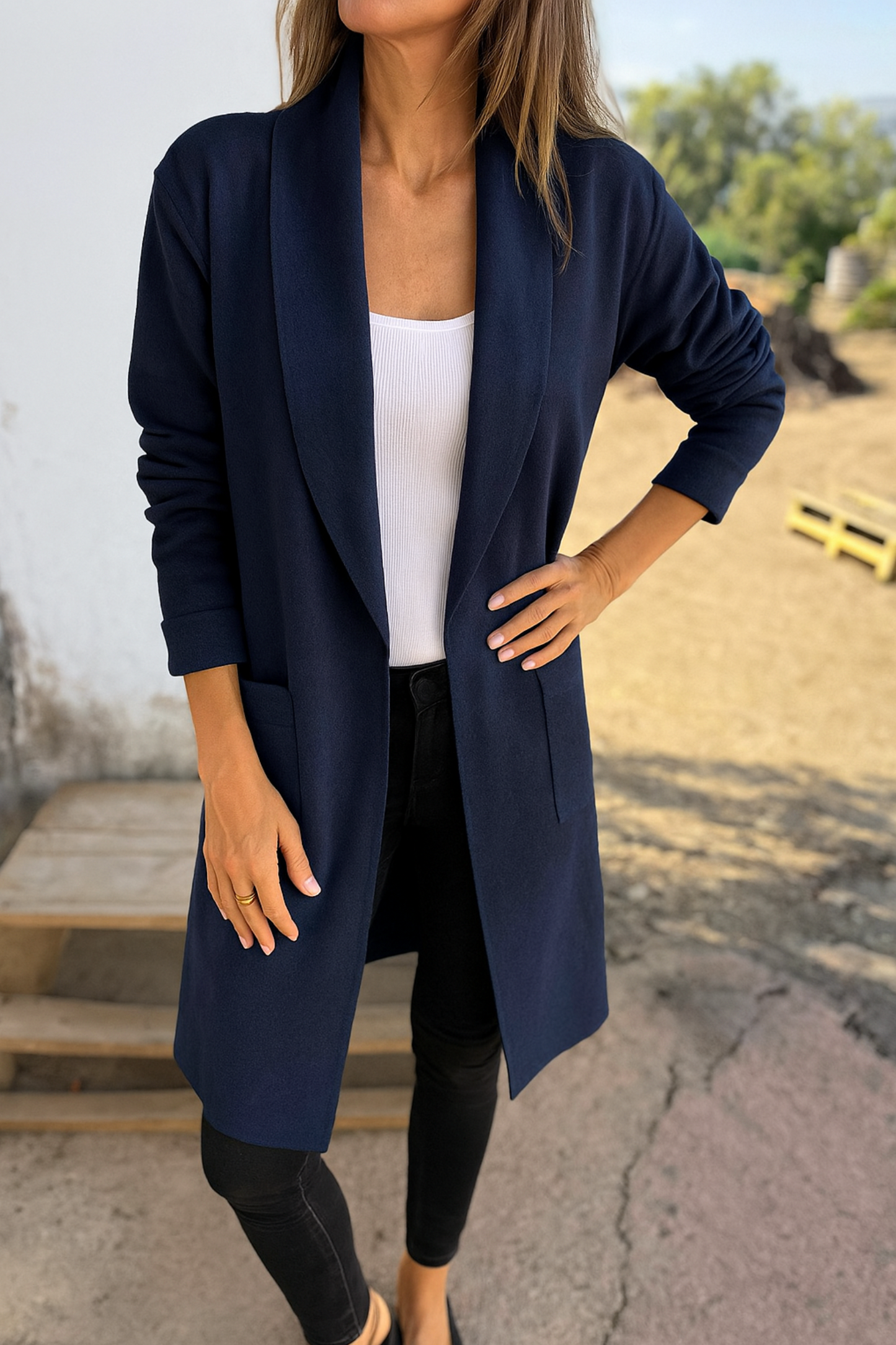 Adalise - Eleganter Langarm-Cardigan