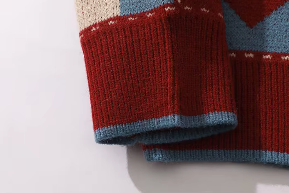 Hearth Patchwork Loom Wollpullover