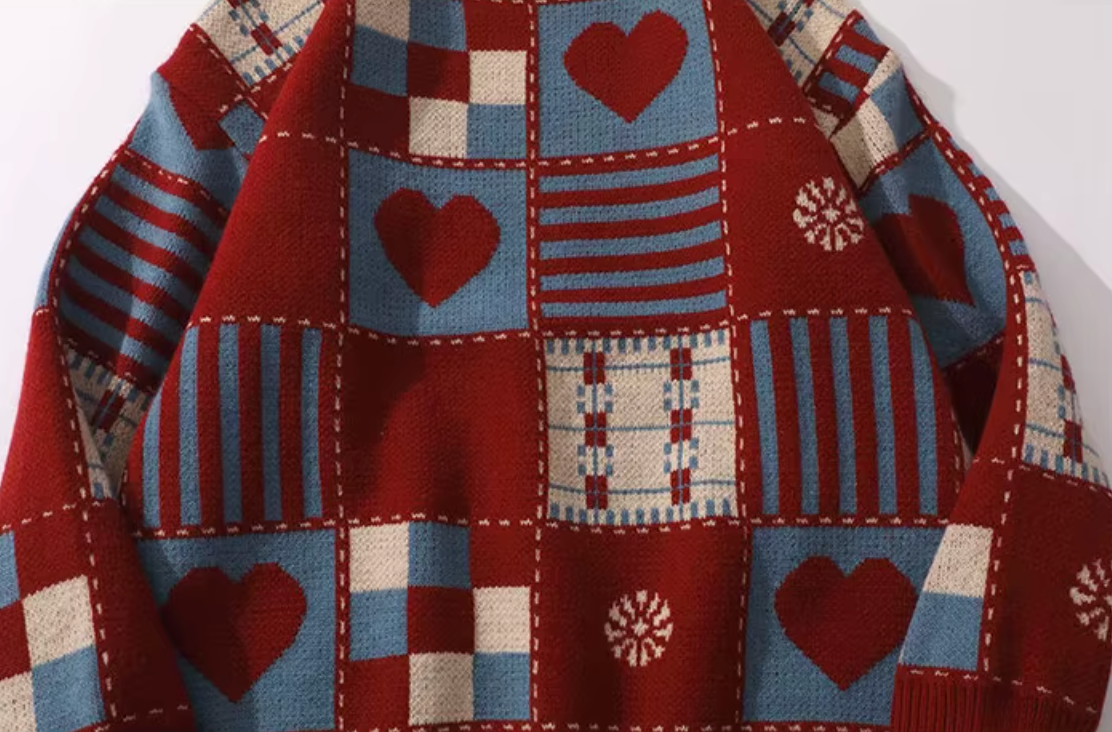 Hearth Patchwork Loom Wollpullover