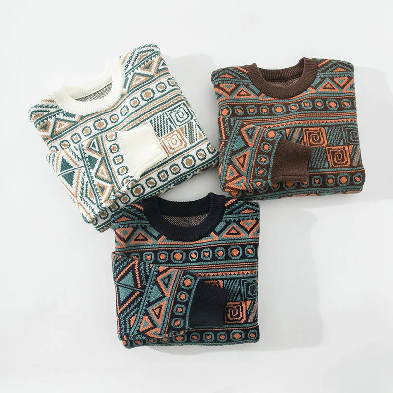 LUCIEN LABYRINTH STRICKPULLOVER