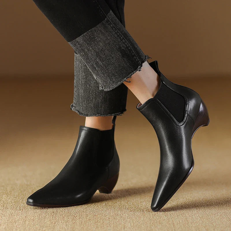 Laira Echtes Leder Stiefel