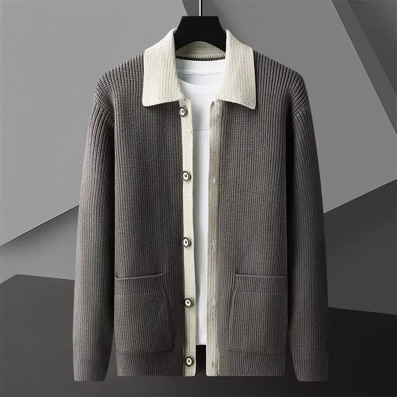 DORIAN ZWEIFARBIGER CARDIGAN