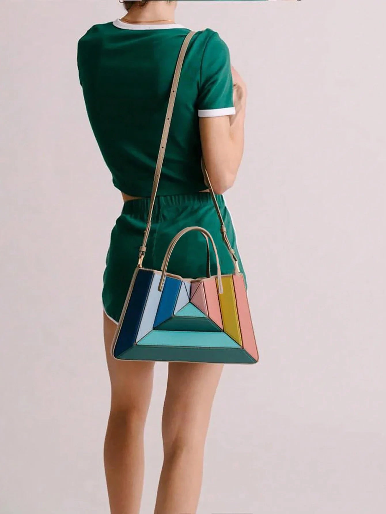 Amber-Farben-Blocktasche