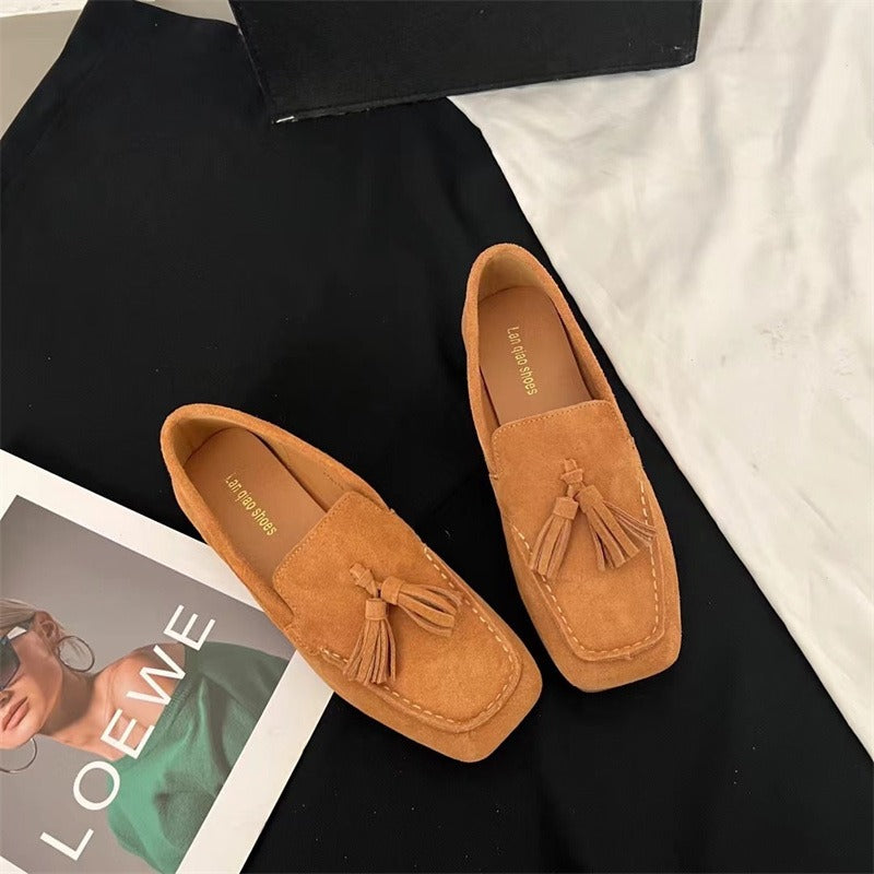 Rosa | Loafer aus Wildleder