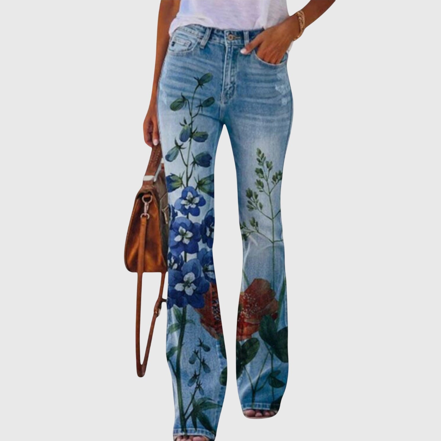 Hosen mit Blumen