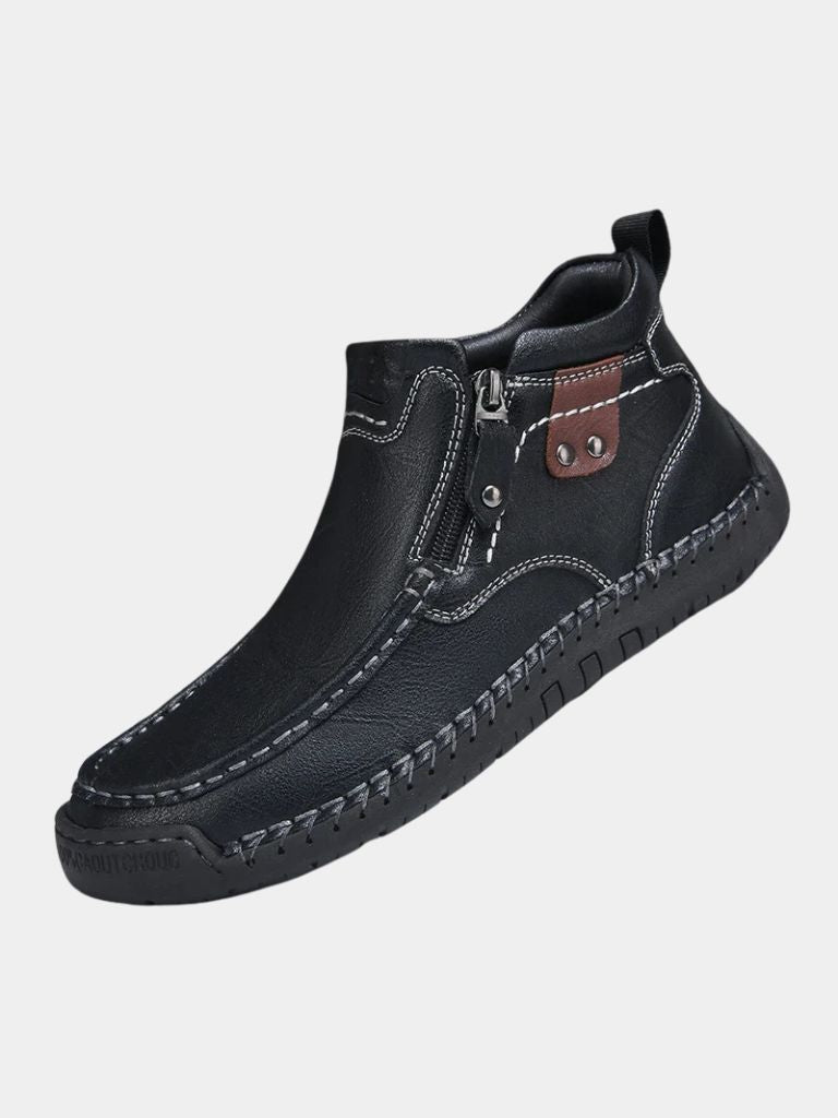 Brave Lederstiefel - Kreuz & Krone