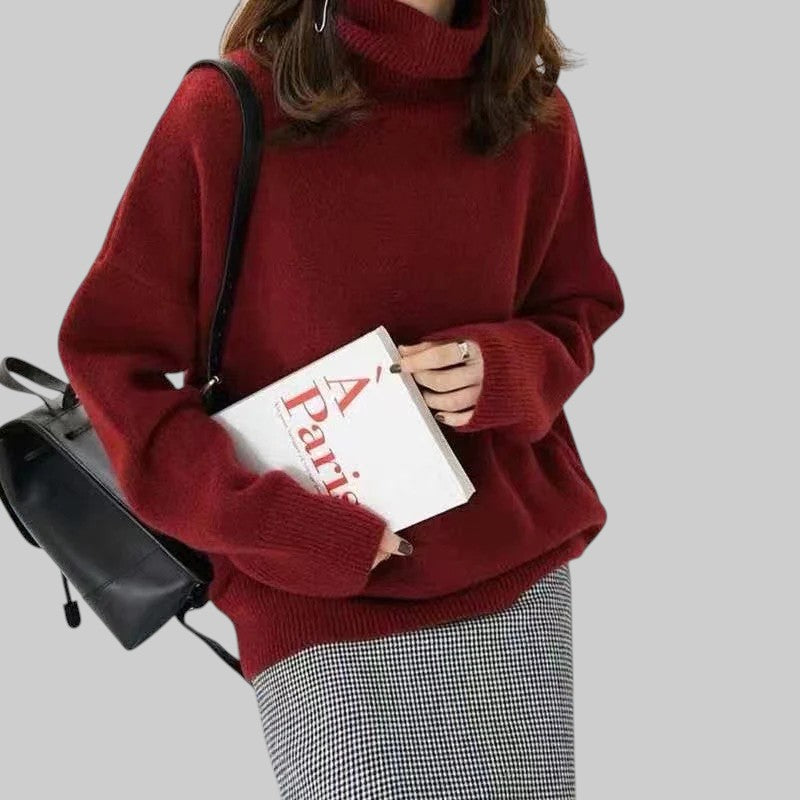 ADÉLA | KASCHMIR-ROLLKRAGEN-PULLOVER