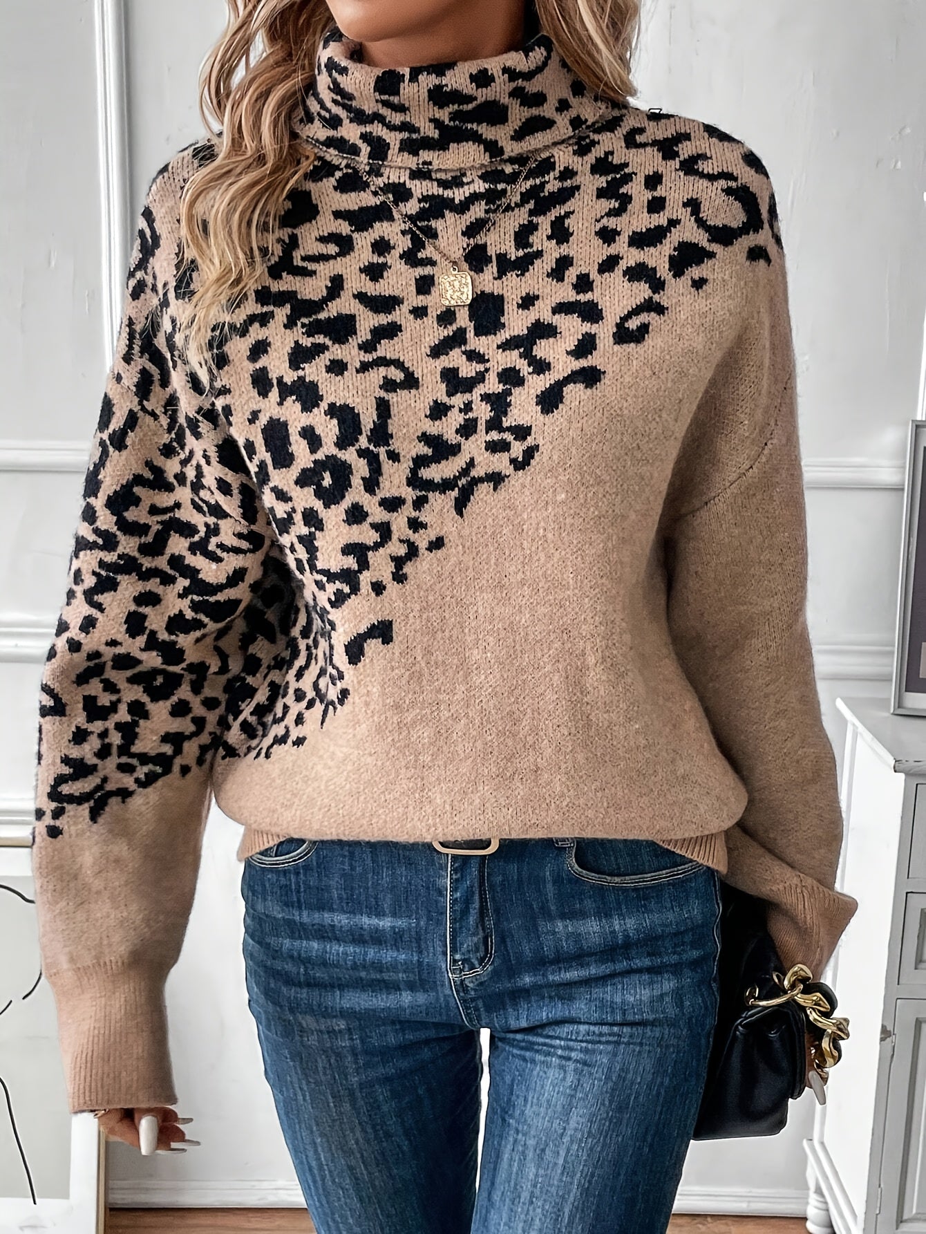 ZAYNA™ – Leopardenpullover