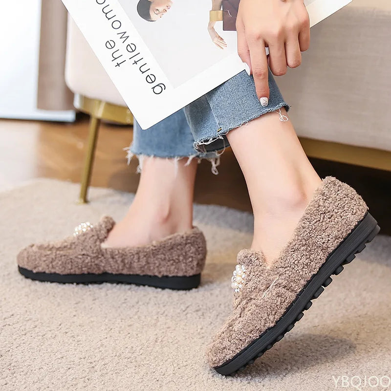 Gemütliche Perlen Slipper