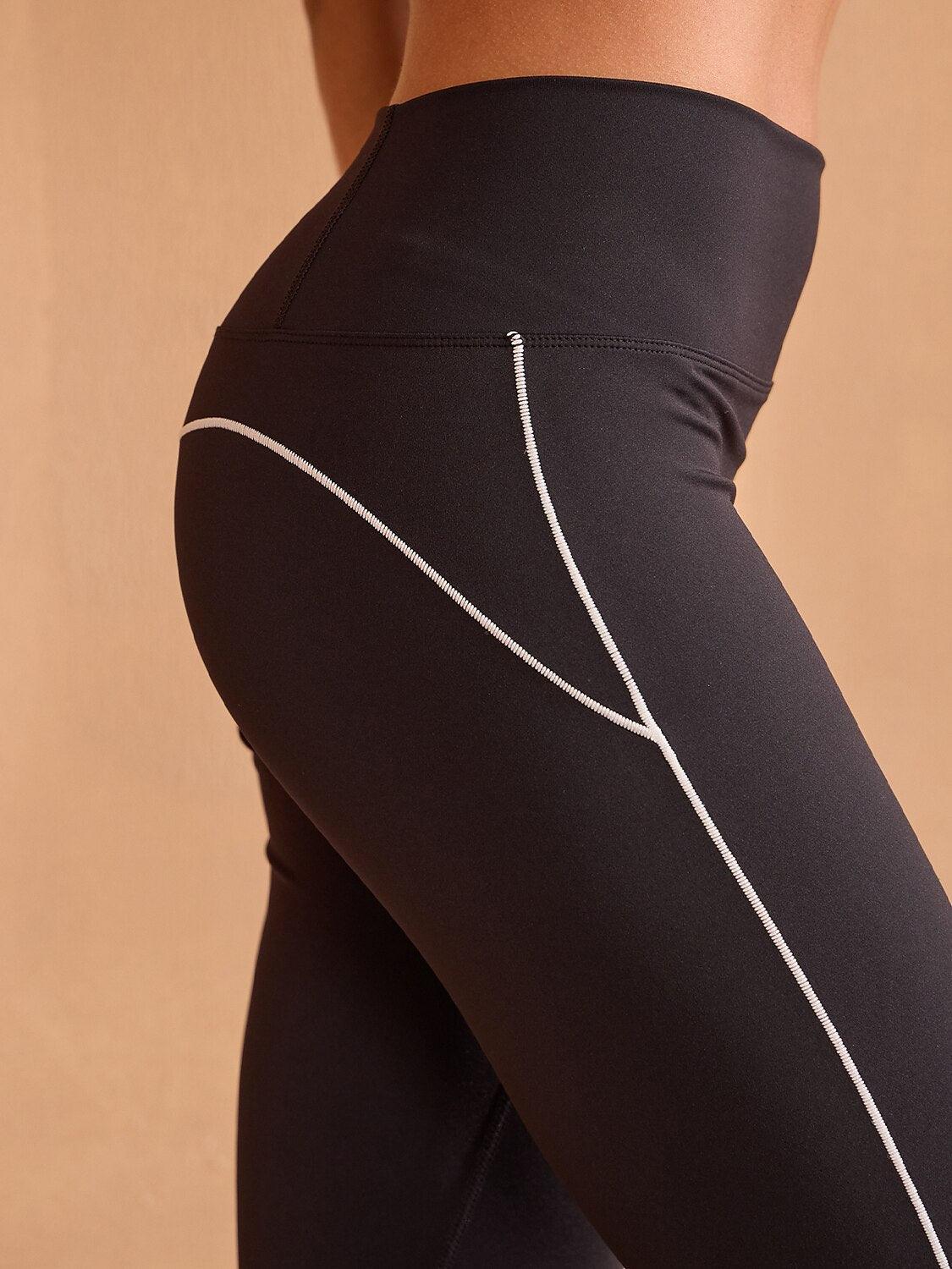 Mehr als Basic High Waist 35 Zoll Geschnittene Ausgestellte Hose